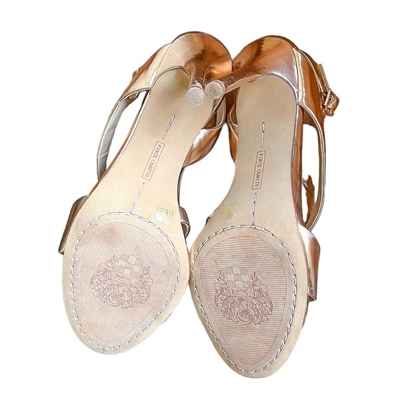 Vince Camuto Costina Rose Gold Stiletto Sandals - Picture 8 of 11